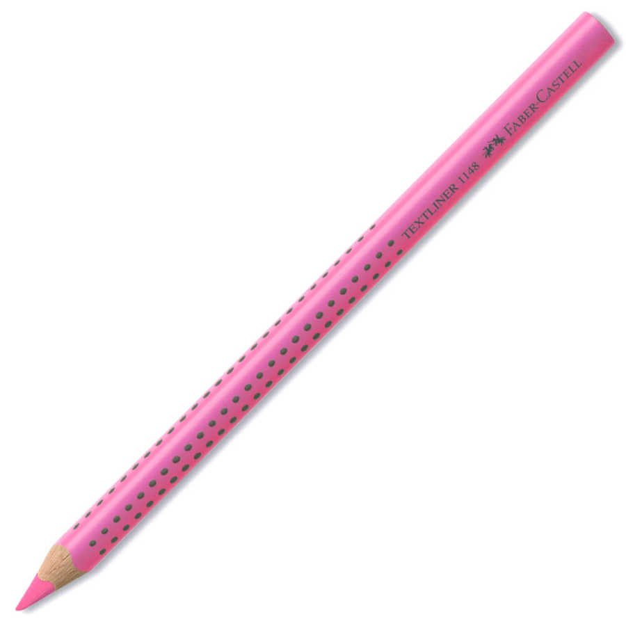 Faber-Castell Textliner 1148 Ahşap Gövde Fosforlu Kalem Pembe