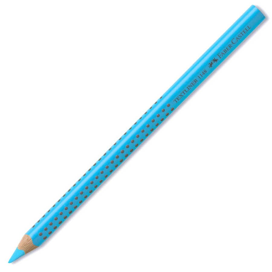 Faber-Castell Textliner 1148 Ahşap Gövde Fosforlu Kalem Mavi