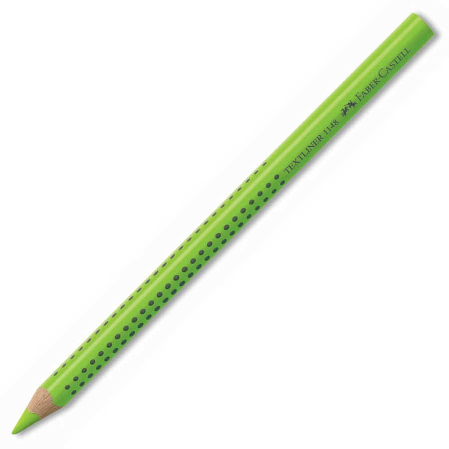 Faber-Castell Textliner 1148 Ahşap Gövde Fosforlu Kalem Yeşil
