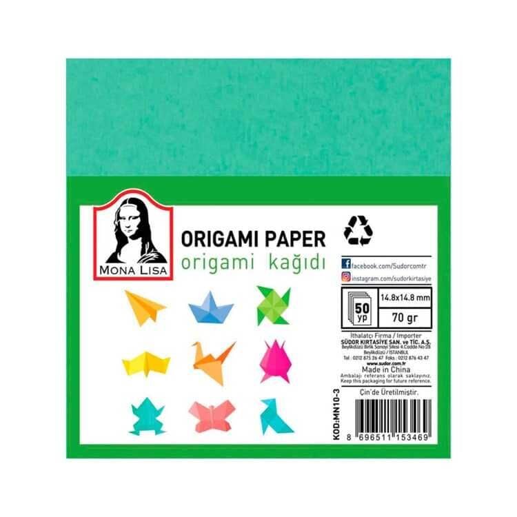 Südor Origami Kağıdı 14.8 x 14.8 mm 70g 50 Yaprak