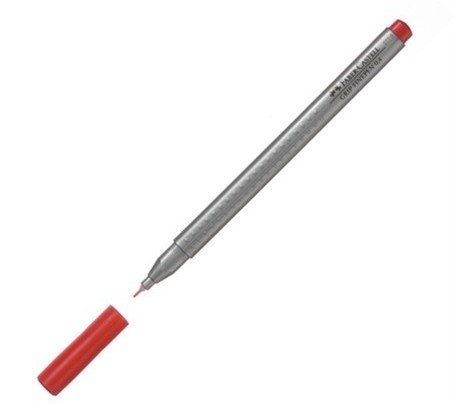 Faber-Castell Grip Finepen 0.4 mm Kırmızı