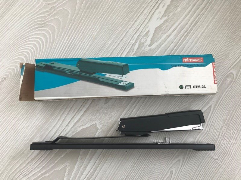 Mimaks OTM 21 Uzun Kollu Zımba Makinesi Siyah 24/6