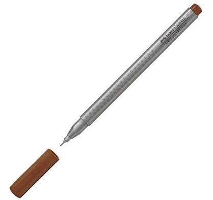 Faber-Castell Grip Finepen 0.4 mm Açık Kahverengi