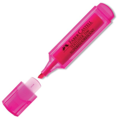 Faber-Castell Textliner 1546 Super Fluorescent Fosforlu Kalem Pembe