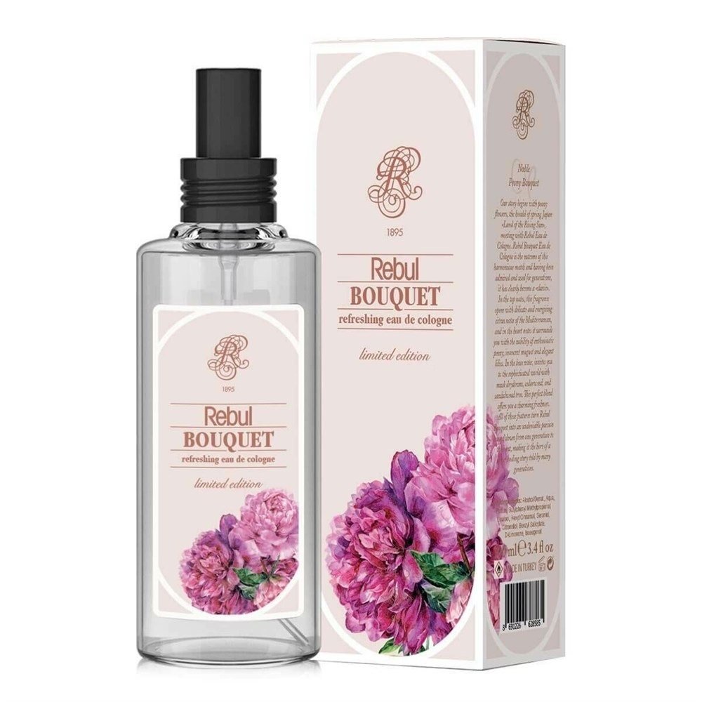 Rebul Kolonya Bouquet 100 ml Spreyli Cam Şişe