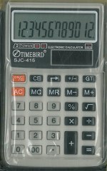 Timebird 12 Haneli Hesap Makinesi SJC-415 Double Power System
