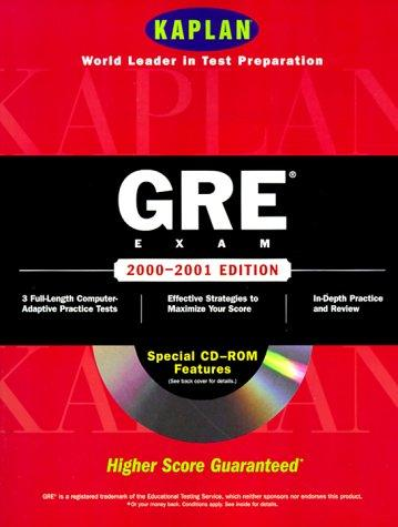 Kaplan Gre Exam 2000 - 2001 Edition With Cd Rom (Gre (Kaplan)(Book & CD-Rom))