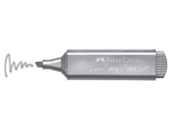 Faber-Castell Fosforlu Kalem 1546 Metalik Gümüş