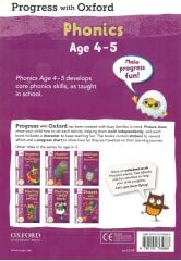 Progress with Oxford: Phonics Age 4-5 Includes stickers ( Baskı Yılı 2018 )