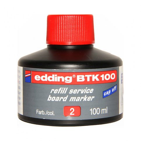 Edding BTK 100 Tahta Kalem Mürekkebi Kırmızı 100 Ml