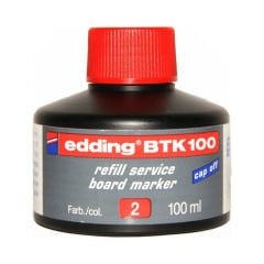 Edding BTK 100 Tahta Kalem Mürekkebi Kırmızı 100 Ml