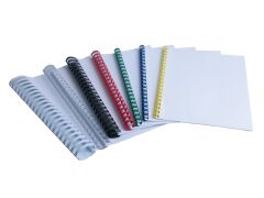 Mapibind Plastik Spiral 20 mm Kırmızı 100 Adet