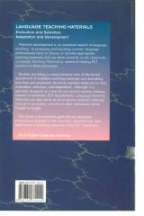 Language Teaching Materials Evaluation and Selection Adaptation and Development