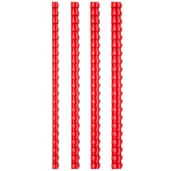 Mapibind Plastik Spiral 25 mm Kırmızı 50 Adet