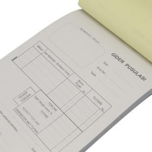 Gider Pusulası Otokopili 2/50 2 Nüsha
