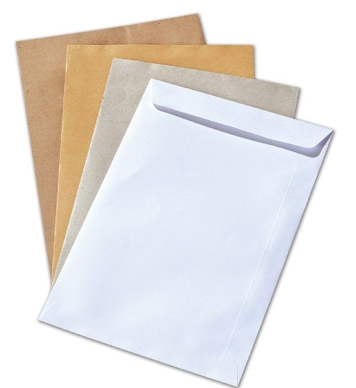 Torba Zarf 210x280 mm Kendinden Yapışkanlı 110 gr Beyaz 50'li