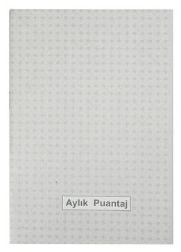 Dilman Aylık Puantaj Defteri Küçük
