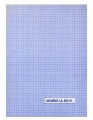 Dilman Demirbaş Eşya Defteri 36 Yaprak