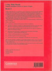 A Way With Words Book 1 + Book 2: Vocabulary Development Activities for Learners of English (2 Kitap Set) (Baskı Yılı 1990)