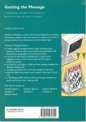 Getting the Message 2 Student s book A Reading Course for Schools ( Baskı Yılı : 1996 )