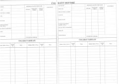 Fulsan Üye Kayıt Defteri 40 Yaprak