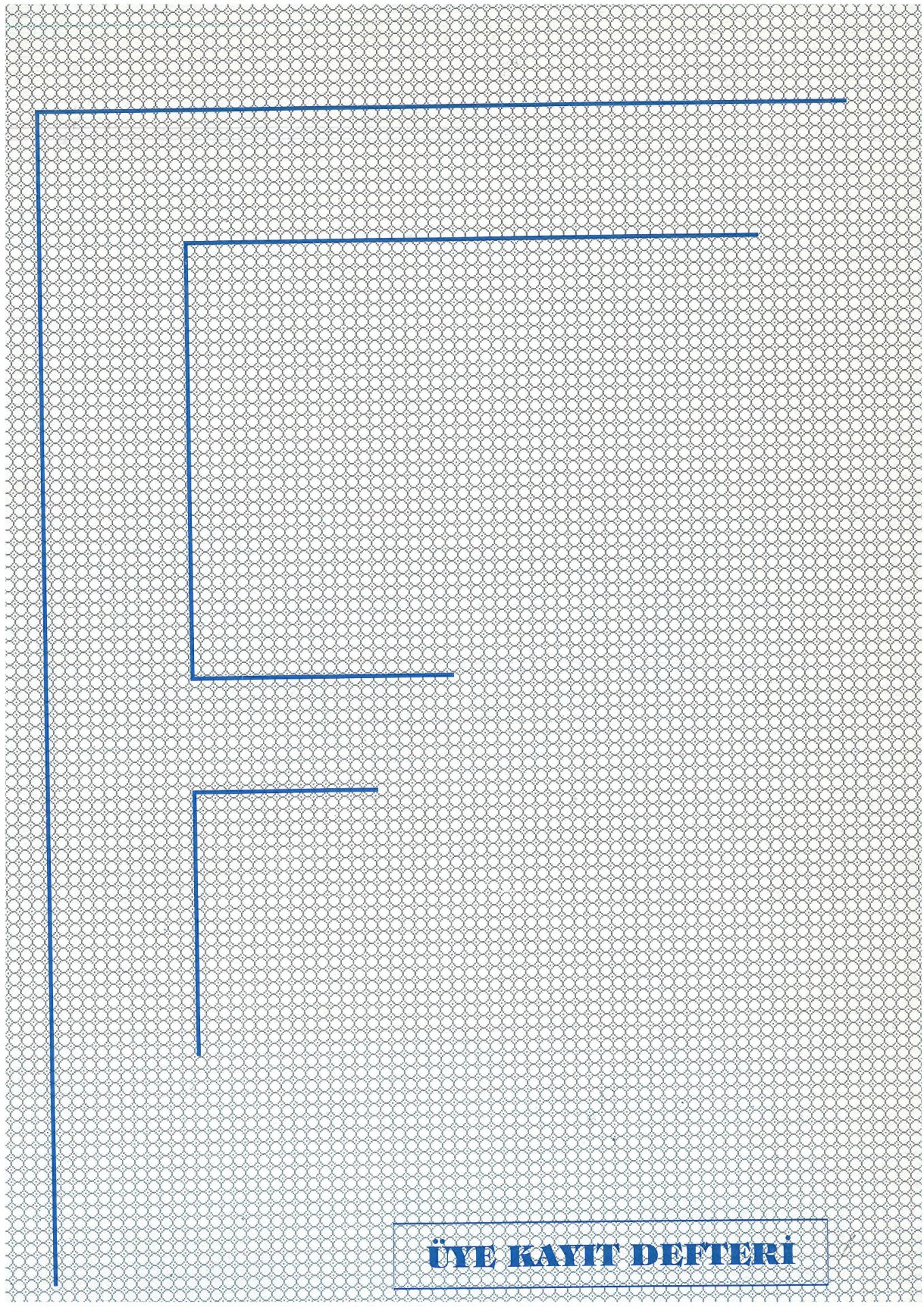 Fulsan Üye Kayıt Defteri 40 Yaprak