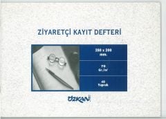 Ziyaretçi Kayıt Defteri 40 Yaprak