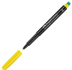 Faber-Castell Multimark 1525 Permanent Kalem Sarı ( M )