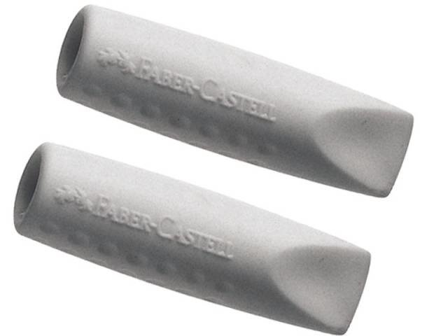 Faber-Castell Grip 2001 Kalem Arkalığı Silgi 2'li