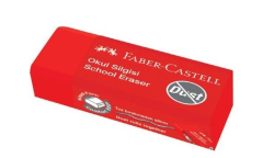 Faber-Castell Büyük Kırmızı Okul Silgisi