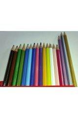 Faber Castell Boya Kalemi 15 + 3 Metalik Hediye