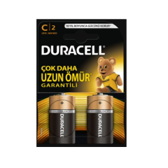 Duracell Alkalin C Orta Boy Pil 2 Li Kart
