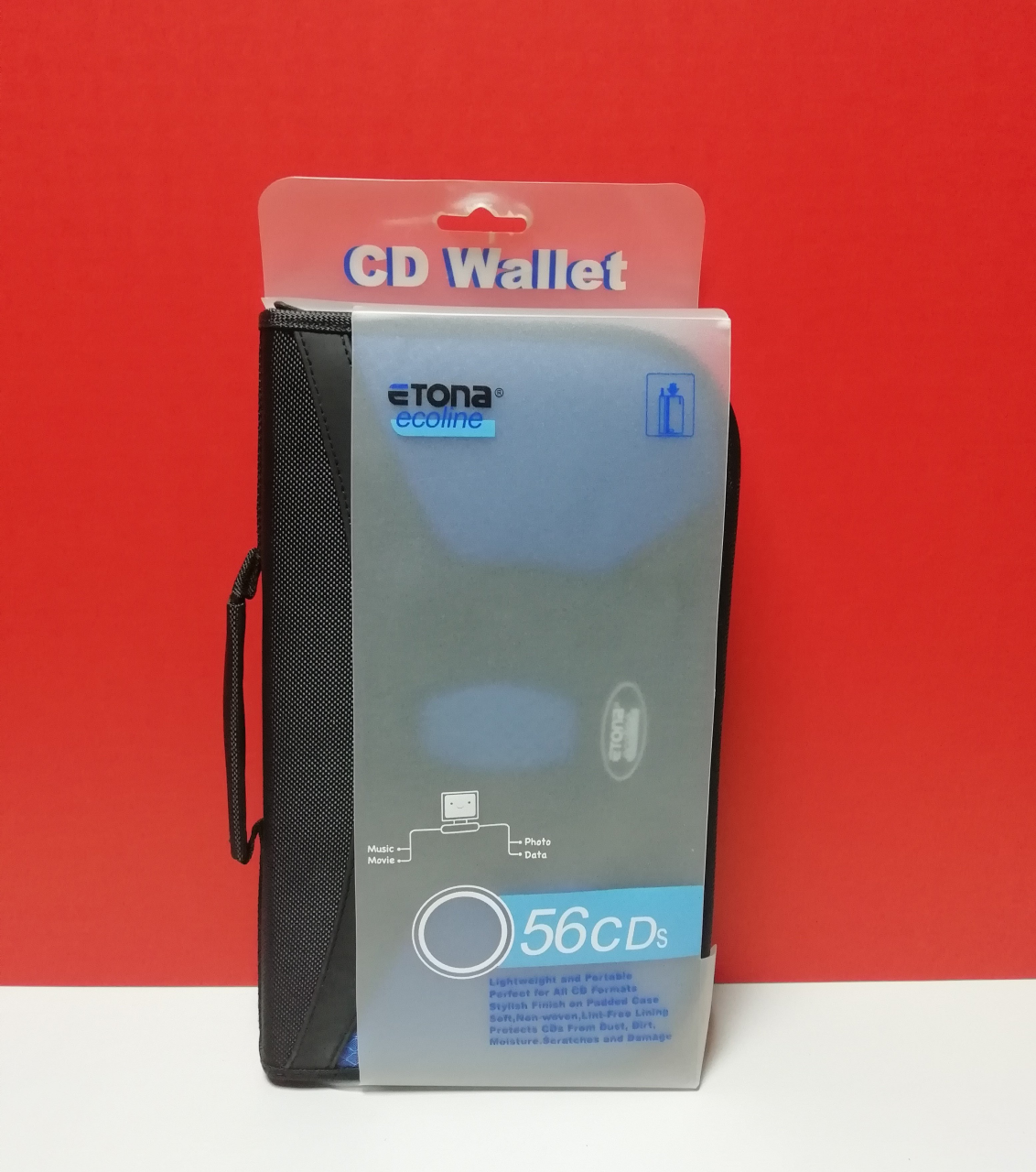 Etona Ecoline ECD351 CD Çantası Mavi-Siyah 56 Lı