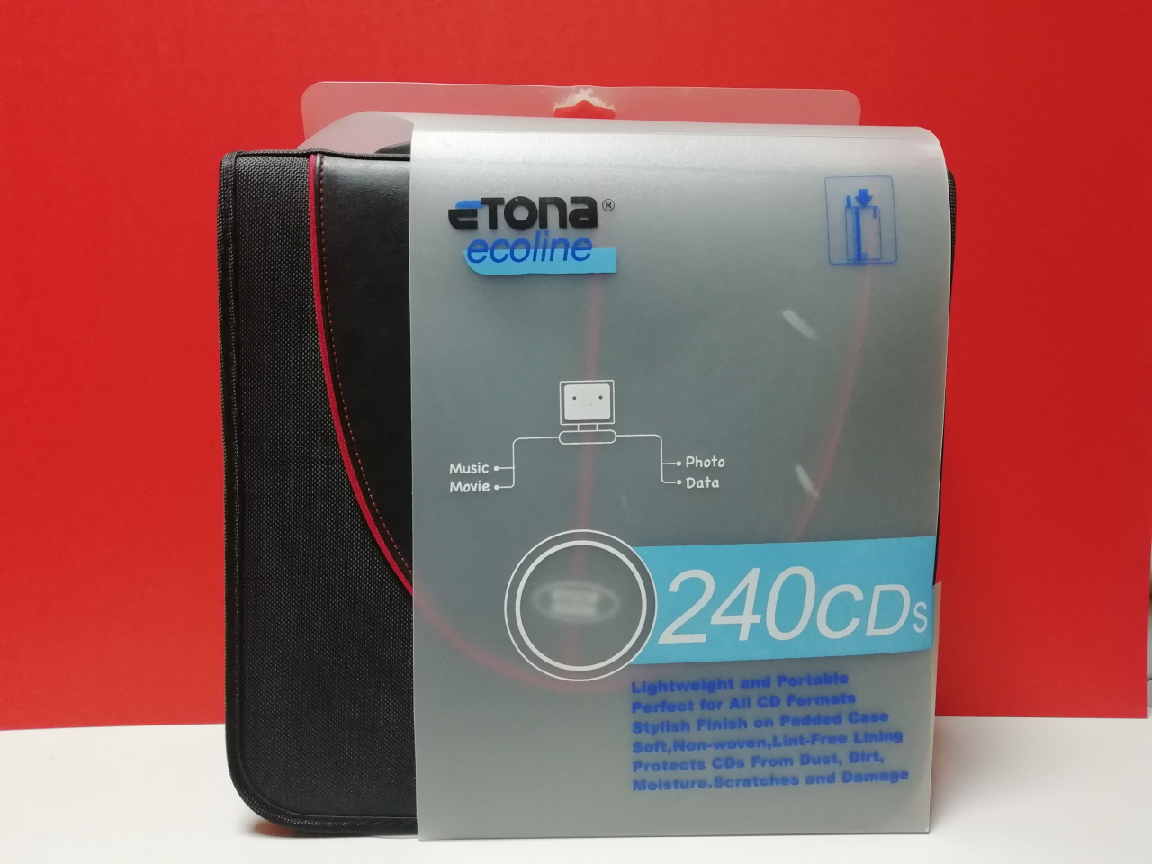 Etona Ecoline ECD356 CD Çantası Mavi-Siyah 240 Lı