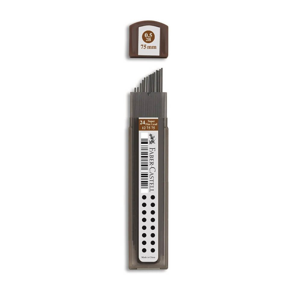 Faber-Castell Super Fine Min 0.5 mm 2B 75 mm Uç