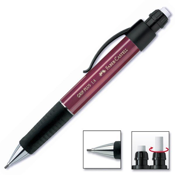 Faber-Castell Grip Plus Versatil Kurşun Kalem 1.4 mm Kırmızı