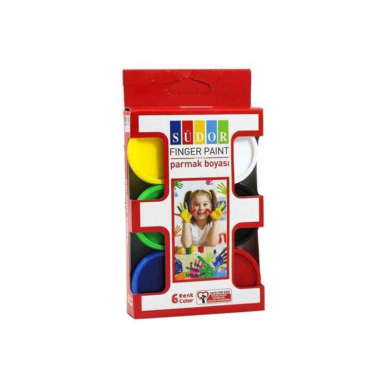 Südor Parmak Boyası Seti 6 Renk 30 ml