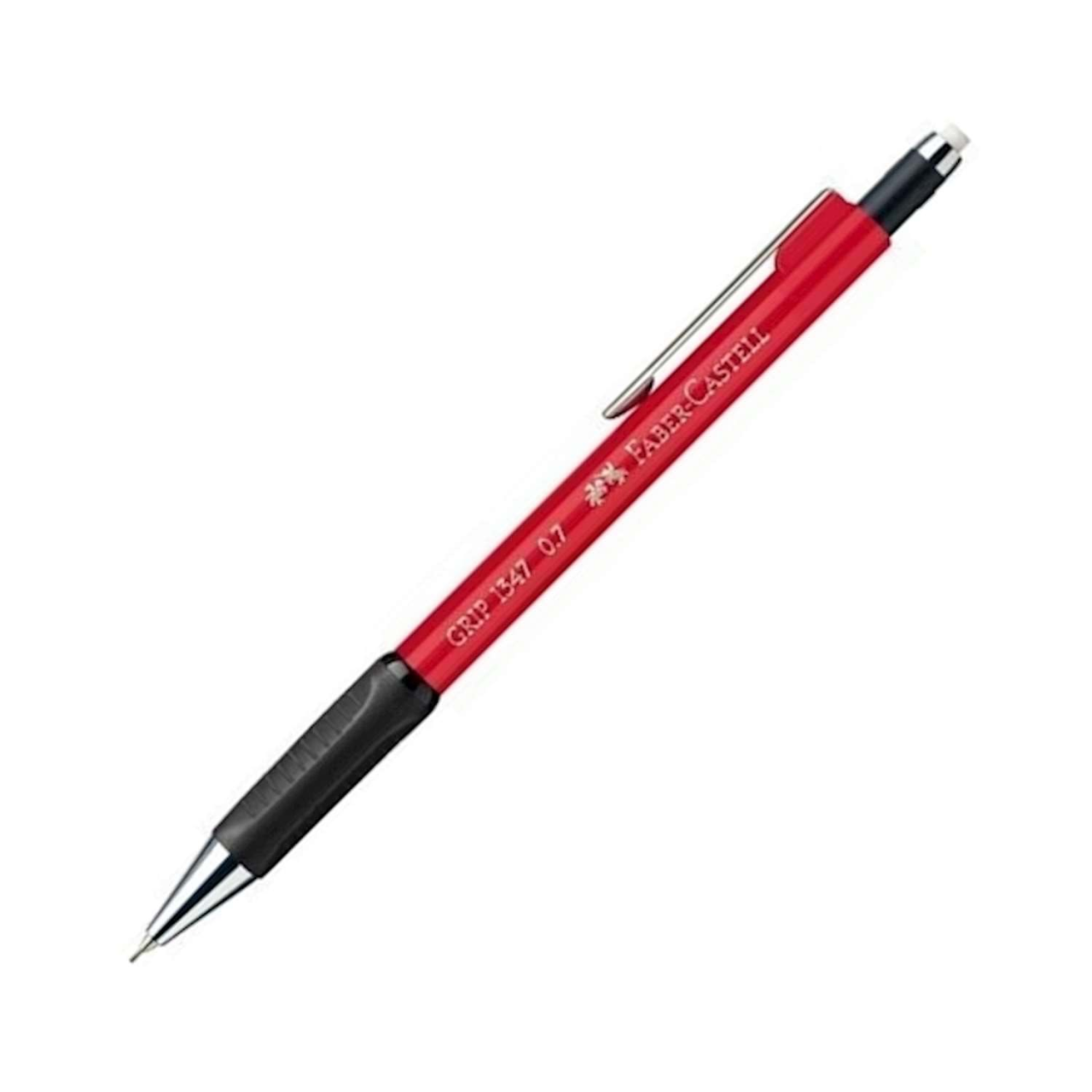 Faber-Castell Grip II 1347 Versatil Kurşun Kalem 0.7 mm Parlak Kırmızı Narçiçeği