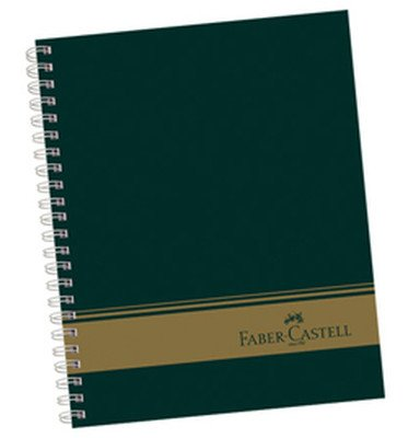 Faber-Castell Spiralli Sert Kapak A4 120 Yaprak 3+1 Yeşil Defter