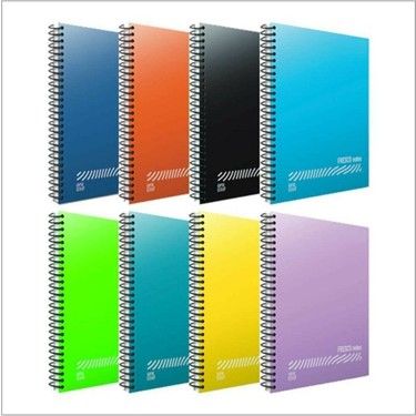 Gıpta Fresco Spiralli Düz PP Kapak A4 60 Yaprak Kareli Defter