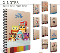 Gıpta My Notes Spiralli Karton Kapak A4 100 Yaprak Çizgili Defter