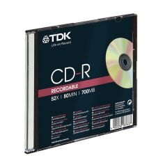 TDK CD-R Recordable 80 Min 700MB 52x