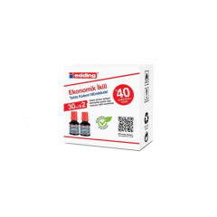 Edding Bt 30 Mürekkep 30ml Kırmızı 2Li Paket