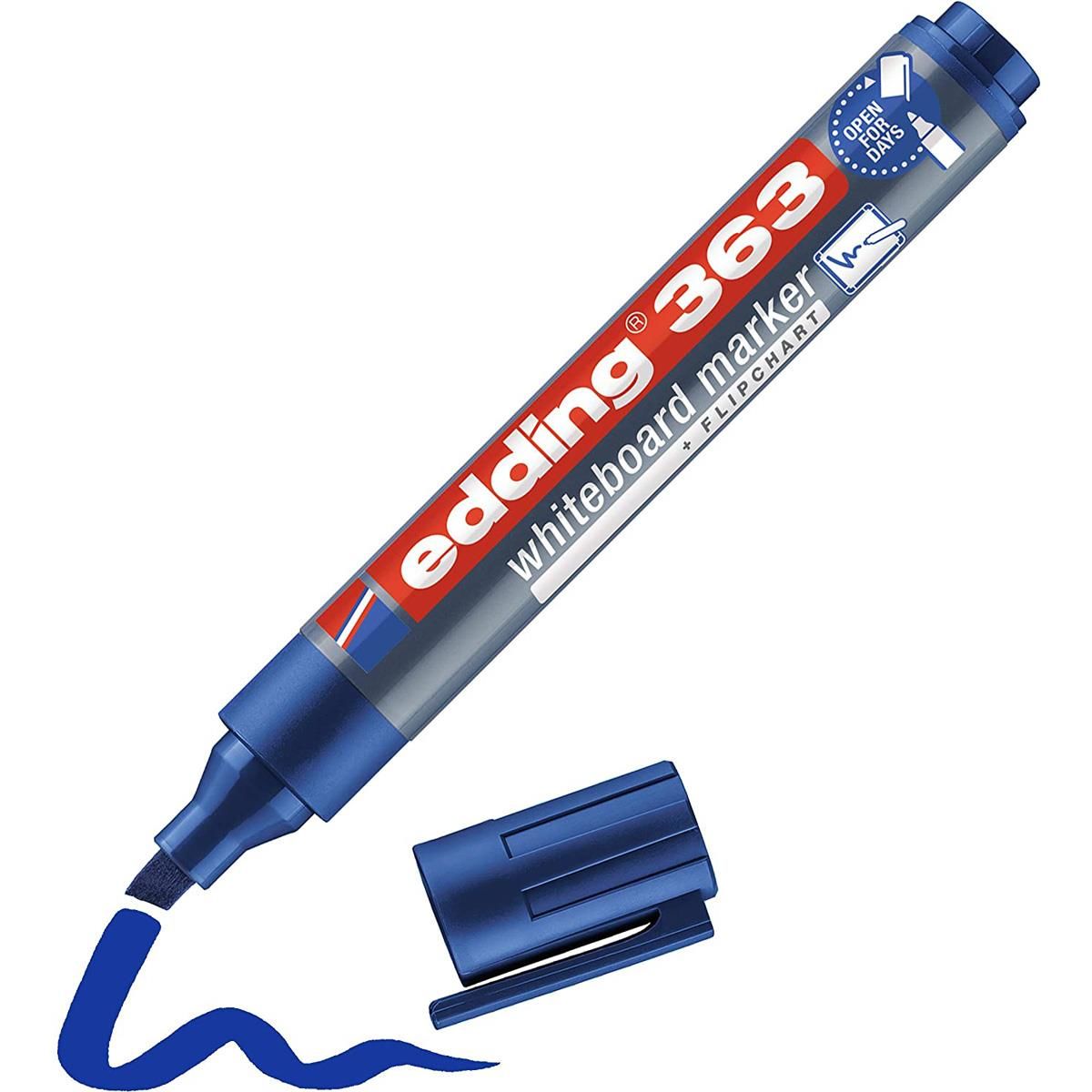 Edding E-363 Beyaz Tahta Kalemi Capoff Mavi