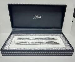 Dones Ftra 355 Çiftli Hediyelik Kalem Seti Dolma Kalem + Tükenmez Kalem Lüks Kutu