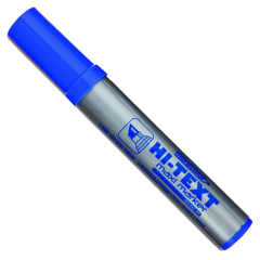 Hi-Text Maxi Marker Kalem (840 PC 10 mm Kesik Uç Mavi )