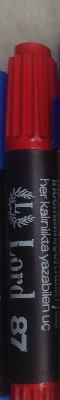 Lord 87 Dev Markör Kalem Kırmızı