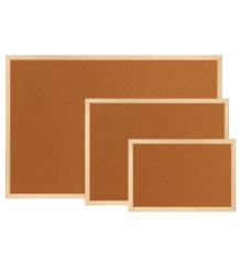 Mantar Pano Ahşap Çerçeveli Duvara Monte 60 x 90 cm