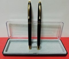 Dolma Kalem + Tükenmez Kalem Siyah - Bordo