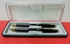 Dolma Kalem + Tükenmez Kalem Siyah - Bordo